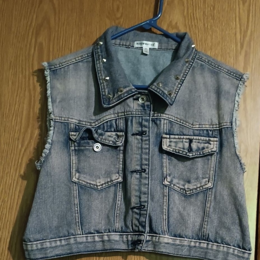 Roommates Blue Denim Fabric